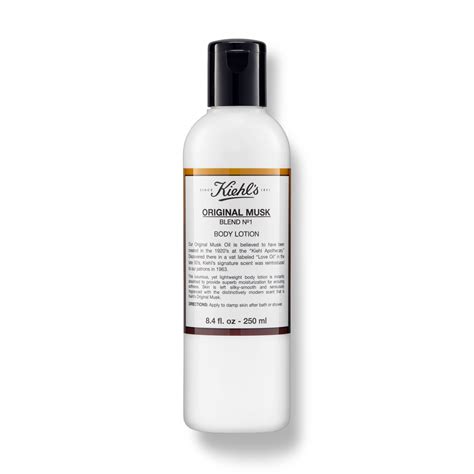 kiehl's musk lotion.